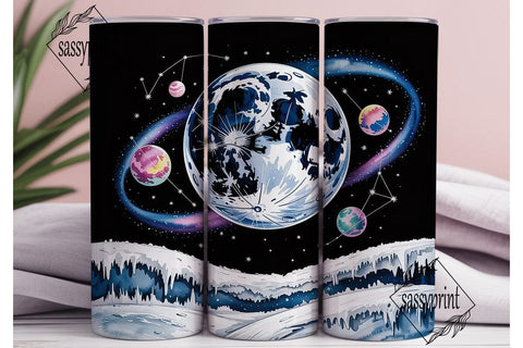 Celestial Dream 20oz Tumbler Wrap Sublimation sassyprint 