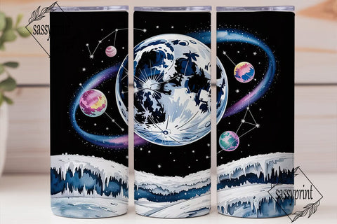 Celestial Dream 20oz Tumbler Wrap Sublimation sassyprint 