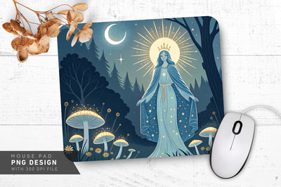 Celestial Fantasy Scene Mousepad Sublimation Regulrcrative 