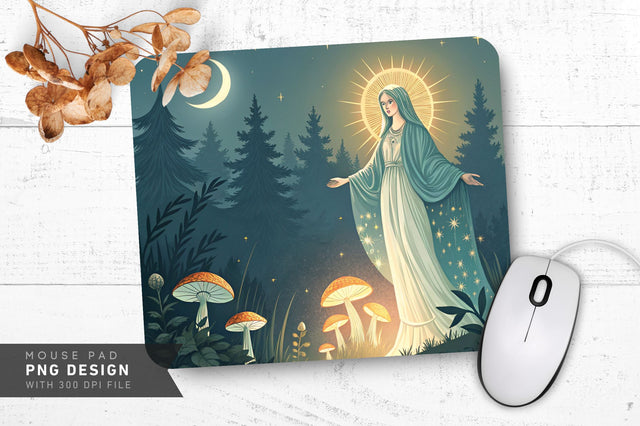 Celestial Fantasy Scene Mousepad Sublimation Regulrcrative 