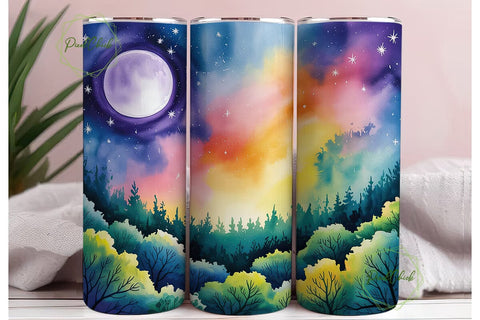 Celestial Forest Fantasy 20oz Tumbler Sublimation PixelChick 
