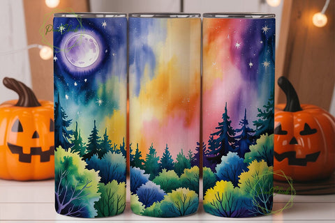 Celestial Forest Fantasy 20oz Tumbler Sublimation PixelChick 