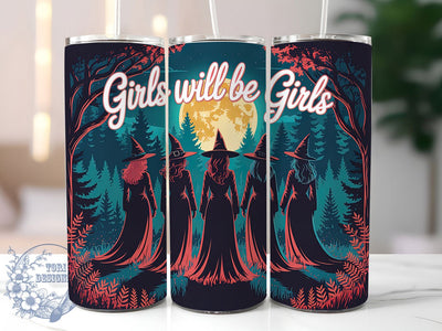 Celestial Forest Witch Tumbler Wrap, 20oz Skinny Tumbler, Celestial Tumbler Png, Forest Witch Png, Sublimation Design, Coven Tumbler Wrap, Tumbler Wrap Download Sublimation ToriDesigns 