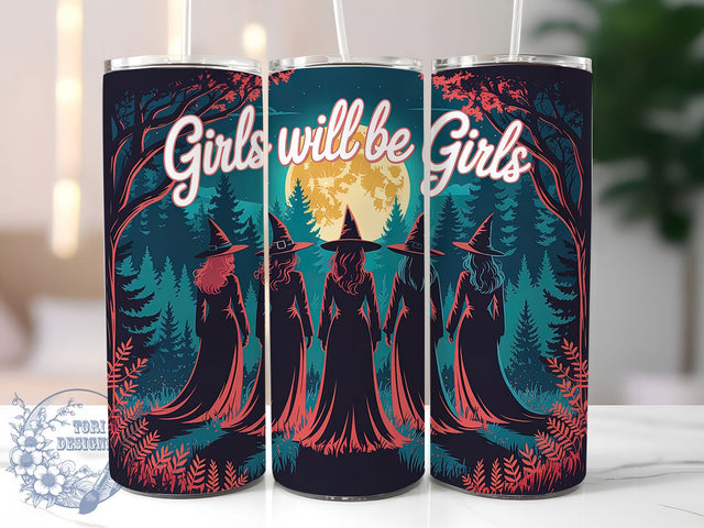 Celestial Forest Witch Tumbler Wrap, 20oz Skinny Tumbler, Celestial Tumbler Png, Forest Witch Png, Sublimation Design, Coven Tumbler Wrap, Tumbler Wrap Download Sublimation ToriDesigns 
