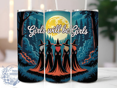 Celestial Forest Witch Tumbler Wrap, 20oz Skinny Tumbler, Celestial Tumbler Png, Forest Witch Png, Sublimation Design, Coven Tumbler Wrap, Tumbler Wrap Download Sublimation ToriDesigns 