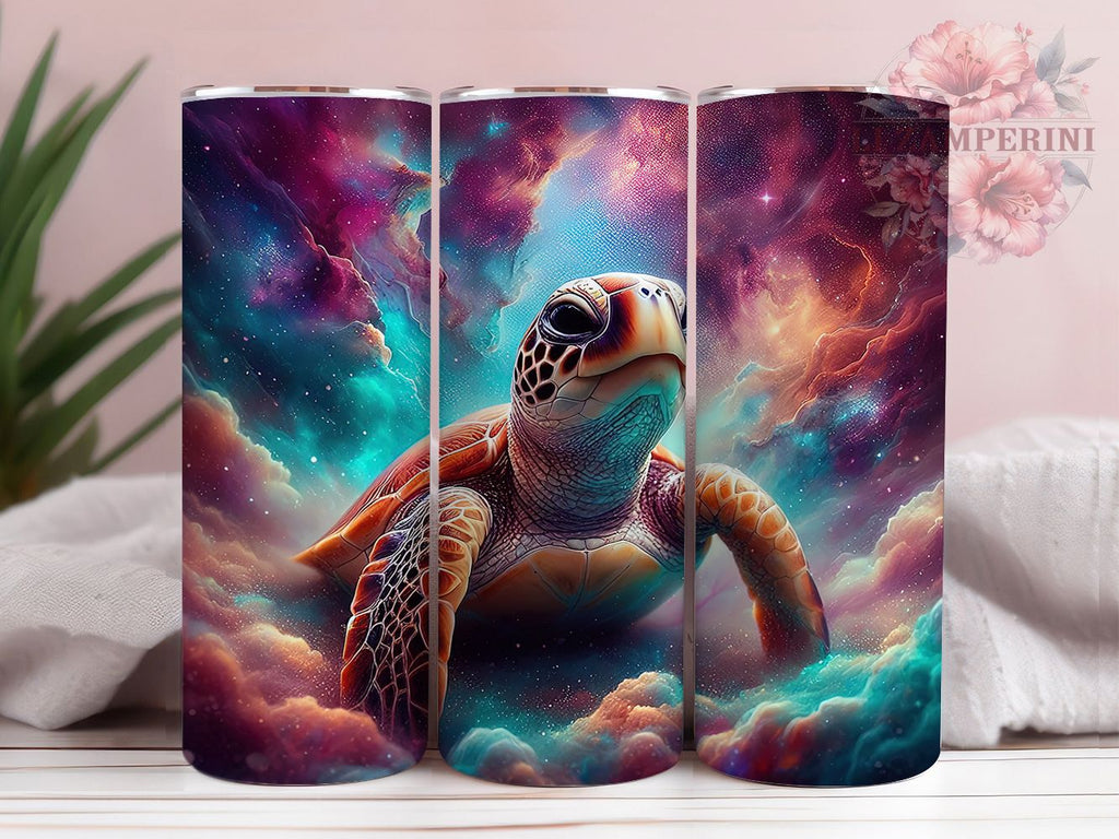 Celestial Galaxy Turtle Ocean Tumbler Wrap, Space Ocean Art, Celestial ...