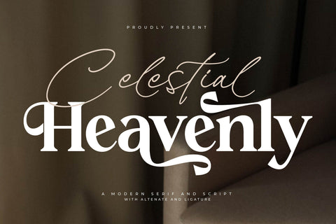 Celestial Heavenly Font Duo Font Storytype Studio 