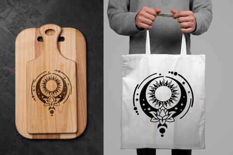 Celestial Lotus svg / Mystical Lotus svg SVG Artinrhythm shop 