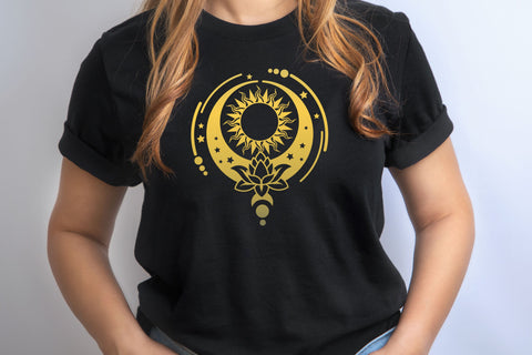 Celestial Lotus svg / Mystical Lotus svg SVG Artinrhythm shop 