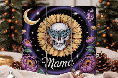 Celestial Mama Floral 20oz Tumbler Wrap Sublimation DesignSVG 
