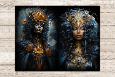 Celestial Moon Journaling Pages | Ephemera Pack SVG GlamArtZhanna 