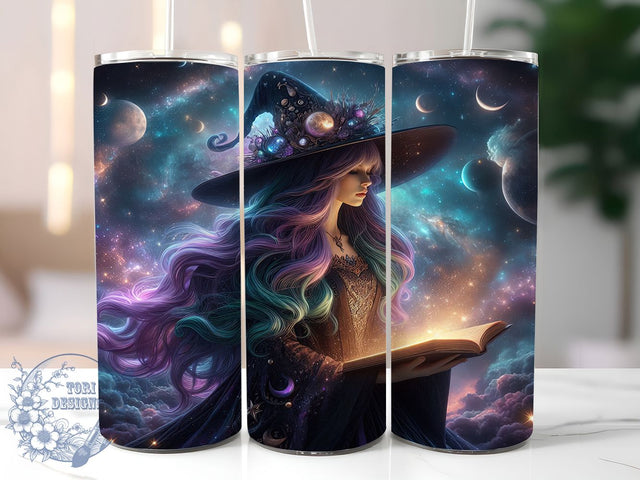 Celestial Moon Phases Witch Tumbler, Witchy Tumbler, Moon Phases, 20oz Tumbler Wrap, Skinny Tumbler Png, Sublimation Design, Instant Download Sublimation ToriDesigns 