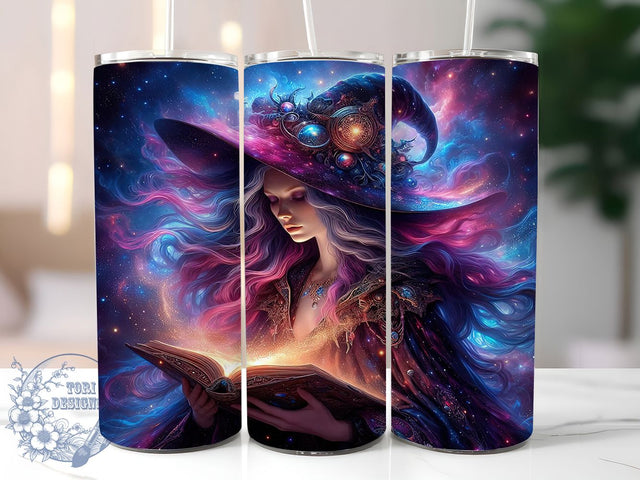 Celestial Moon Phases Witch Tumbler, Witchy Tumbler, Moon Phases, 20oz Tumbler Wrap, Skinny Tumbler Png, Sublimation Design, Instant Download Sublimation ToriDesigns 