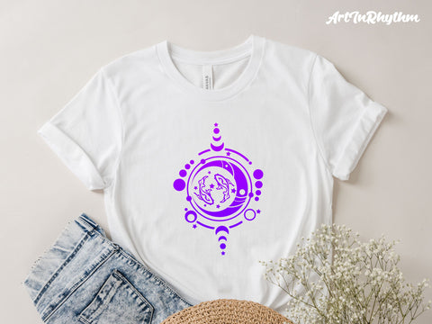 Celestial moon svg, Mystical Fish svg SVG Artinrhythm shop 