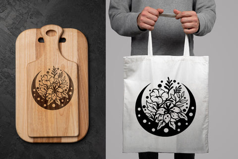 Celestial moon svg, Mystical Moon svg SVG Artinrhythm shop 