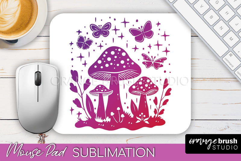 Celestial Mouse Pad PNG, Boho Mystical Mousepad Sublimation Sublimation OrangeBrushStudio 