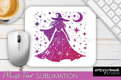 Celestial Mouse Pad PNG, Boho Mystical Mousepad Sublimation Sublimation OrangeBrushStudio 