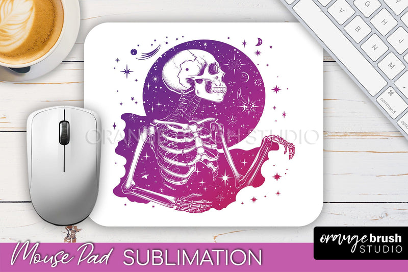 Celestial Mouse Pad PNG, Boho Mystical Mousepad Sublimation Sublimation OrangeBrushStudio 