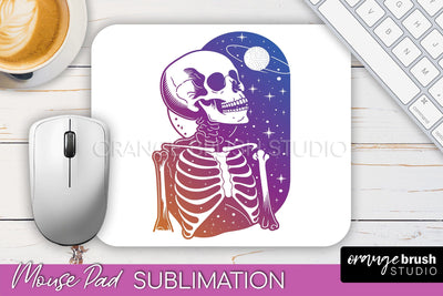 Celestial Mouse Pad PNG, Boho Mystical Mousepad Sublimation Sublimation OrangeBrushStudio 