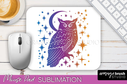 Celestial Mouse Pad PNG, Boho Mystical Mousepad Sublimation Sublimation OrangeBrushStudio 
