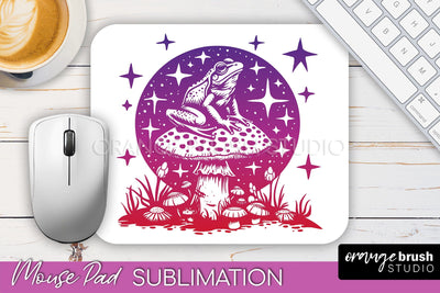 Celestial Mouse Pad PNG, Boho Mystical Mousepad Sublimation Sublimation OrangeBrushStudio 