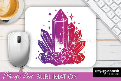 Celestial Mouse Pad PNG, Boho Mystical Mousepad Sublimation Sublimation OrangeBrushStudio 