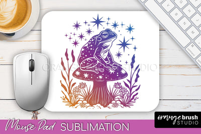 Celestial Mouse Pad PNG, Boho Mystical Mousepad Sublimation Sublimation OrangeBrushStudio 