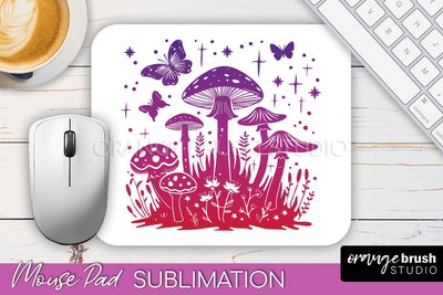 Celestial Mouse Pad PNG, Boho Mystical Mousepad Sublimation Sublimation OrangeBrushStudio 