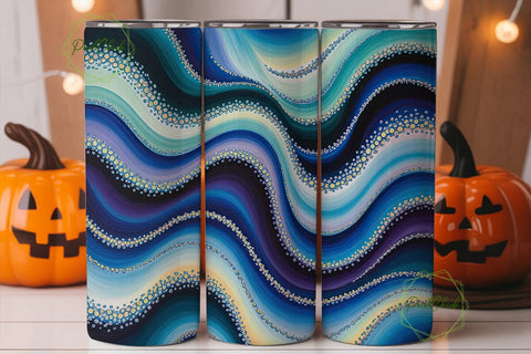 Celestial Night Sky 20oz Tumbler Wrap Sublimation PixelChick 