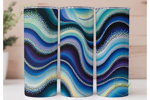 Celestial Night Sky 20oz Tumbler Wrap Sublimation PixelChick 
