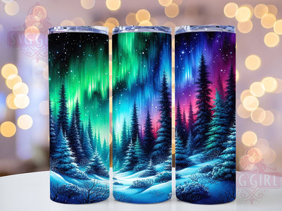 Celestial Northern Lights Tumbler, Aurora Borealis Tumbler, 20oz Sublimation Wrap, Night Sky Tumbler, Arctic Lights Tumbler, Celestial Tumbler Design, Glow in the Dark Tumbler Sublimation SvggirlplusArt 