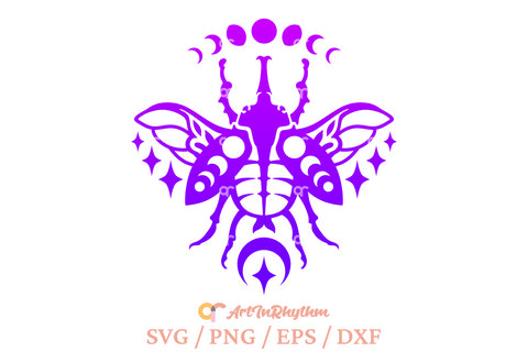 Celestial Rhino beetle svg SVG Artinrhythm shop 