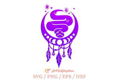 Celestial Snake svg, Mystical snake svg SVG Artinrhythm shop 