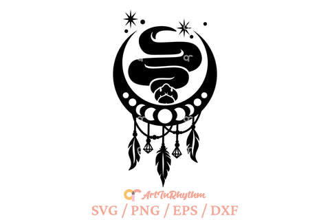 Celestial Snake svg, Mystical snake svg SVG Artinrhythm shop 