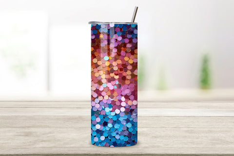 Celestial Spectrum Sparkle Tumbler wrap, Seamless Wrap PNG Sublimation FloridPrintables 