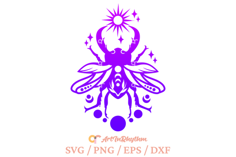 Celestial Stag Beetle svg SVG Artinrhythm shop 