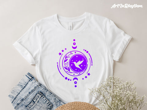 Celestial Sun and Moon svg, Hummingbird svg SVG Artinrhythm shop 