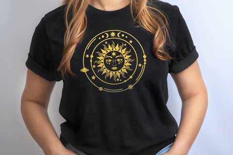 Celestial Sun svg, Mystical sun svg SVG Artinrhythm shop 