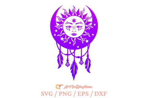 Celestial sun svg, Mystical sun svg SVG Artinrhythm shop 