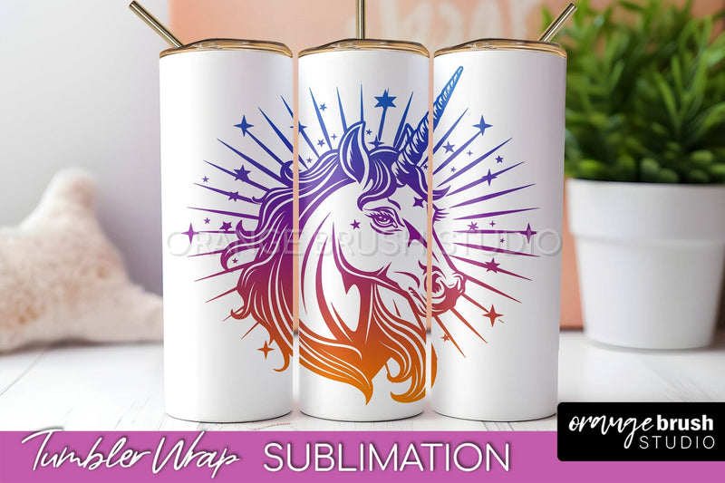 Celestial Tumbler Wrap, Boho Sublimation, Mystical Tumbler Sublimation OrangeBrushStudio 