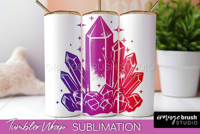 Celestial Tumbler Wrap, Boho Sublimation, Mystical Tumbler Sublimation OrangeBrushStudio 