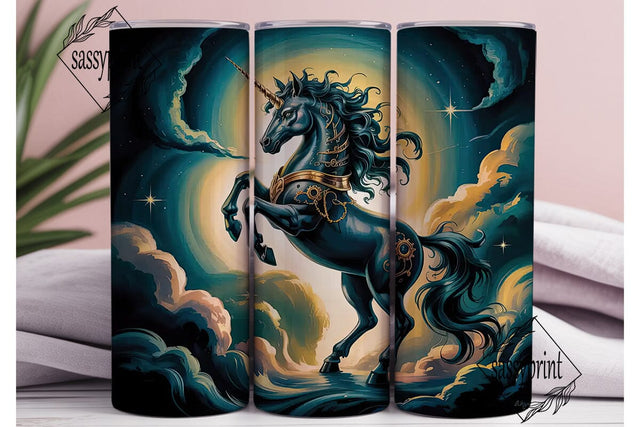 Celestial Unicorn Tumbler Wrap Sublimation sassyprint 