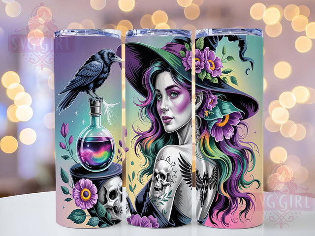 Celestial Witchy Vibes Tumbler, Celestial Tumbler Wrap, Halloween Moon Design, Stars And Witch Cup, Cosmic Witch Drinkware, 20oz Celestial Wrap, Halloween Witch Sublimation Sublimation SvggirlplusArt 