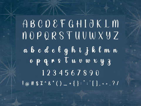 Cellestelle - Lettering Script Font Font Dots-A-Lot 