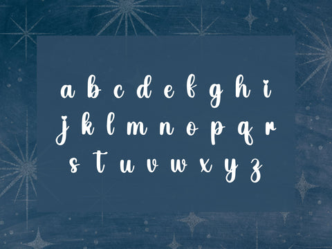 Cellestelle - Lettering Script Font Font Dots-A-Lot 