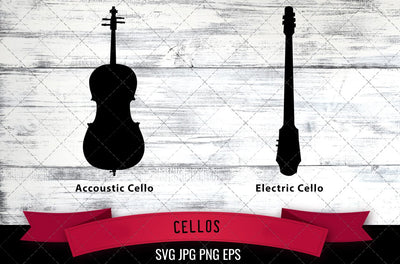 Cello SVG, Musical Instrument SVG SVG Loveleen Kaur 