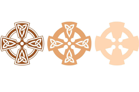 Celtic Cross Decorative Wall Panel SVG LaserCutano 