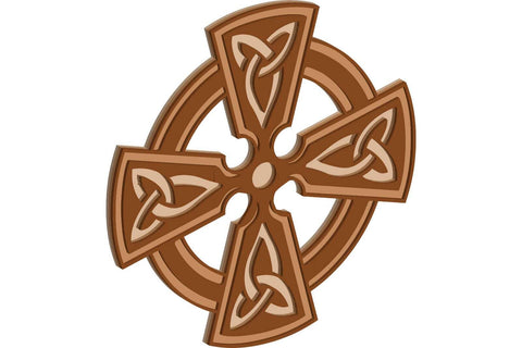 Celtic Cross Decorative Wall Panel SVG LaserCutano 
