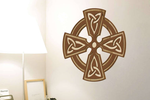 Celtic Cross Decorative Wall Panel SVG LaserCutano 