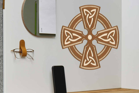 Celtic Cross Decorative Wall Panel SVG LaserCutano 